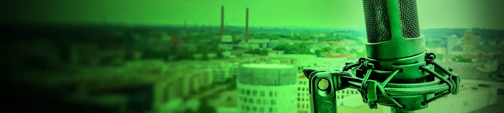 CampusFM_Grünes Mikrofon