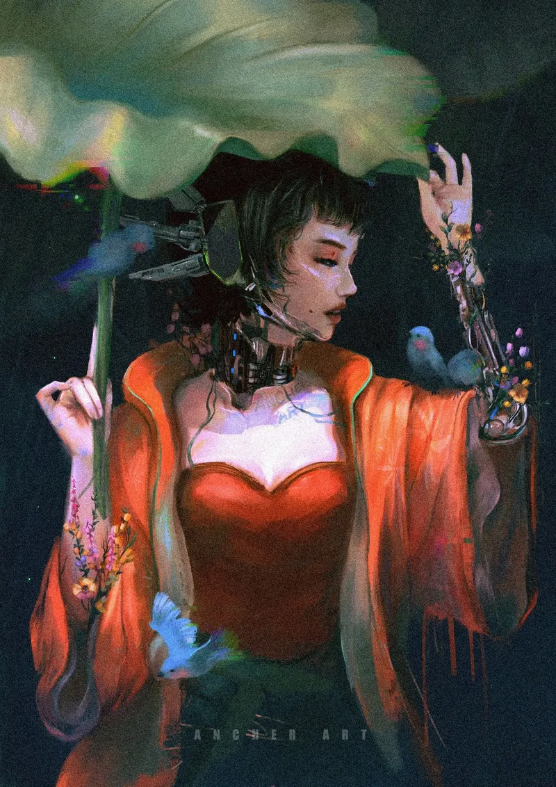 ManicVision_Sleeping Cyber Girl