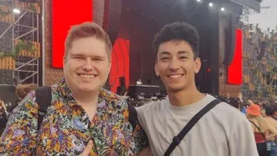 CampusFM_CampusFM-Redakteur Alex und unser Resident-DJ Nate Sebsibe