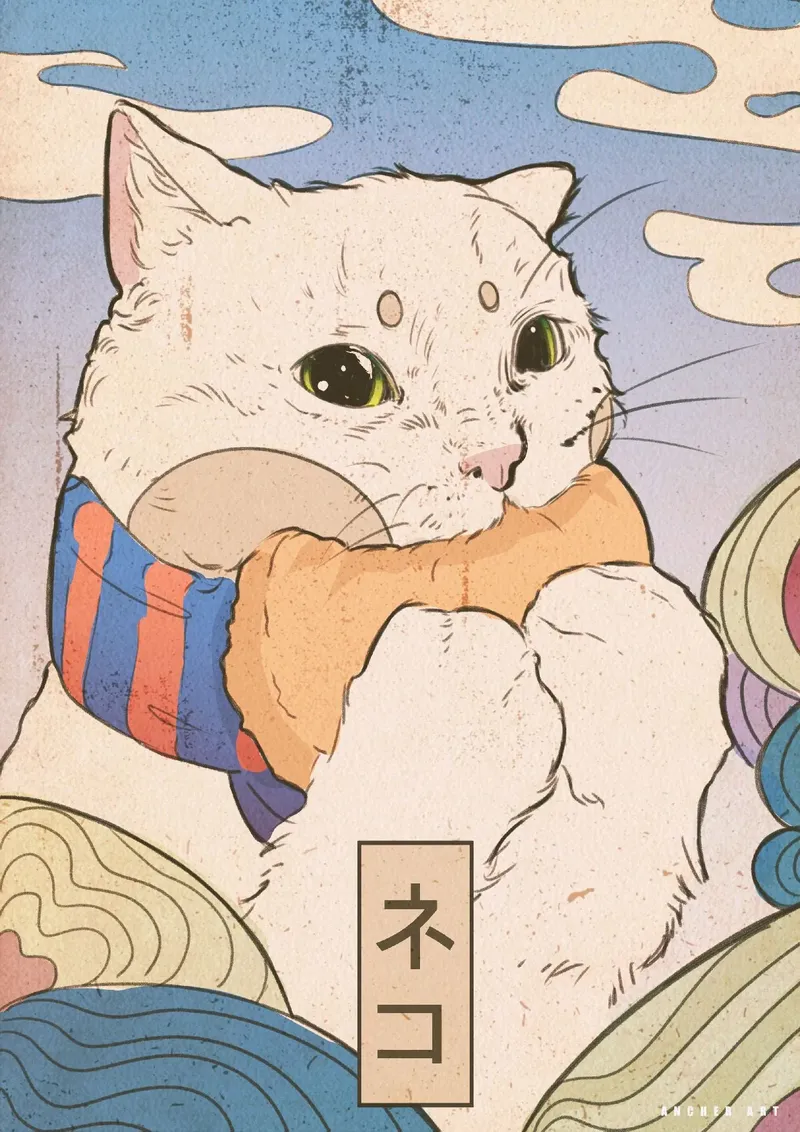 ManicVision_Eating Cat