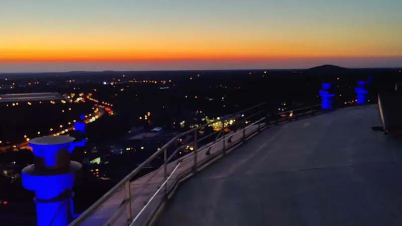 CampusFM_Der nächtliche Blick vom Gasometer