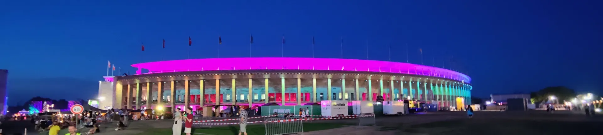 CampusFM_Das Olympiastadion Berlin bei Nacht