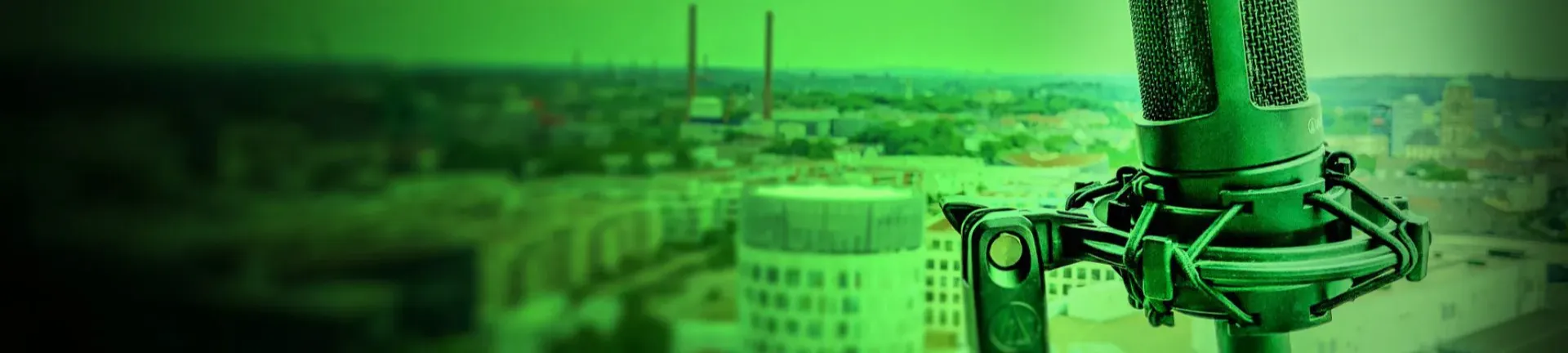 CampusFM_Grünes Mikrofon